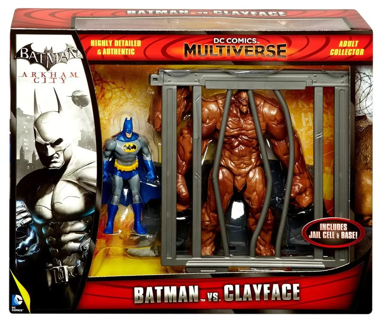 Arkham City Batman vs Clayface - DC Comics Multiverse (Mattel) action  figure CFB21