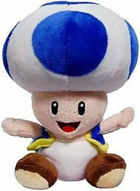 Super Mario Plushes - San-ei - Blue Toad