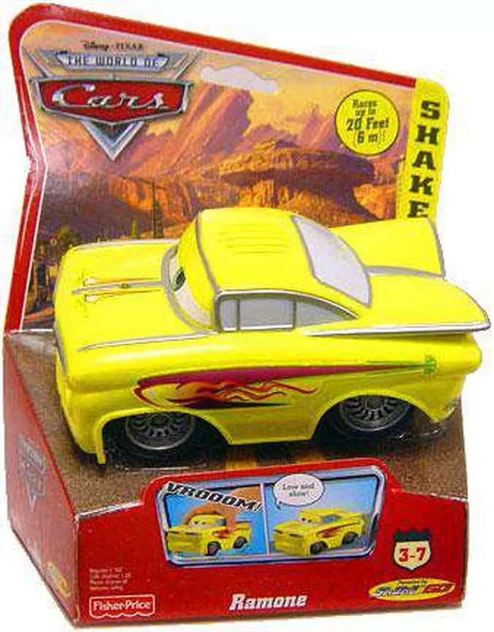Cars Shake \'N Go - Yellow Ramone