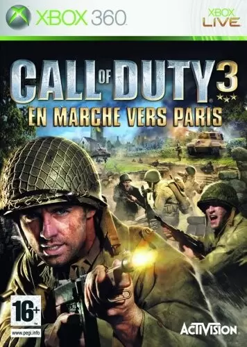 Jeux XBOX 360 - Call Of Duty 3 : En marche vers Paris