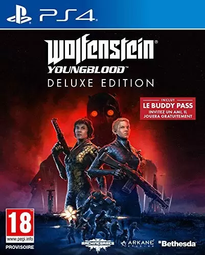 Jeux PS4 - Wolfenstein Youngblood Deluxe Edition