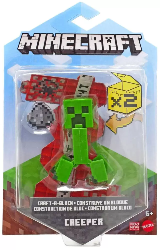 Minecraft - Mattel - Craft-A-Block Creeper