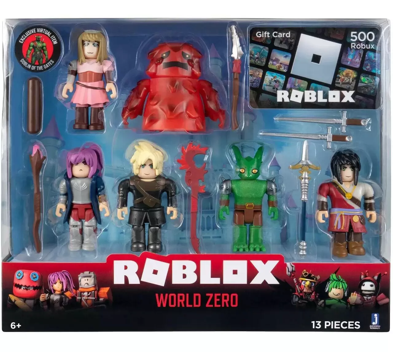 World Zero With Robux Gift Card - ROBLOX figure