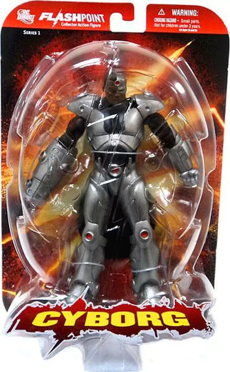 Details about   Cyborg Collectible Action Figure DC Direct Flashpoint Justice League 