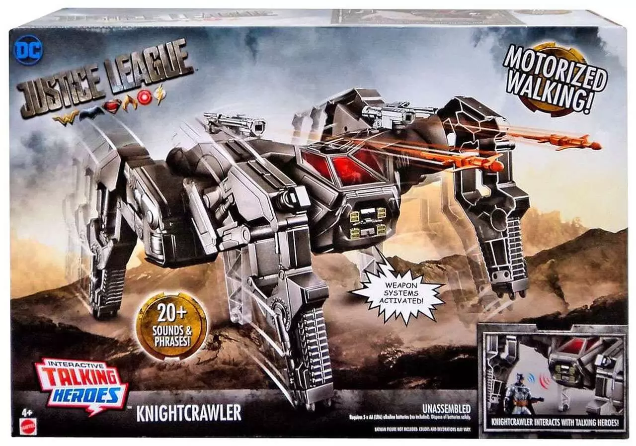DC Justice League Movie - Interactive Talking Heroes Knightcrawler