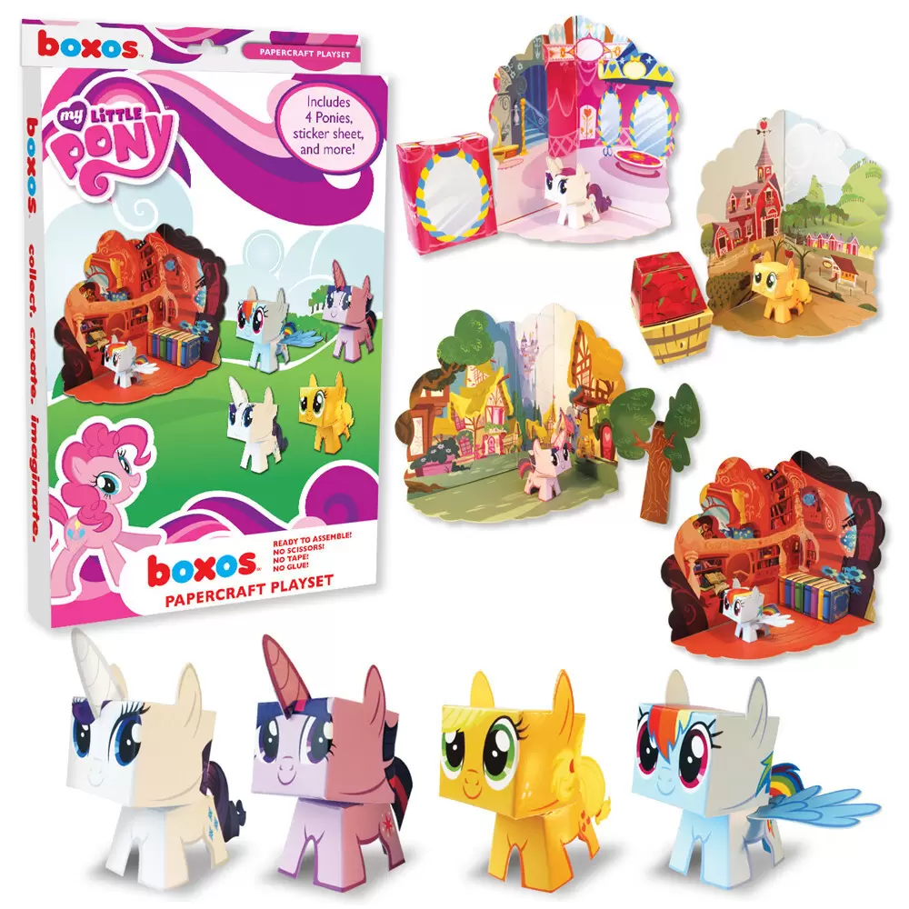 Funko Boxos - My Little Pony Papercraft Playset