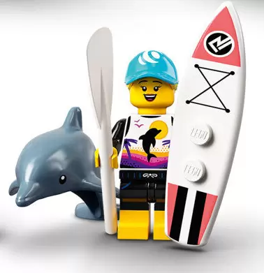 LEGO Minifigures Series 21 -  Dolphin Trainer/Surfer Girl
