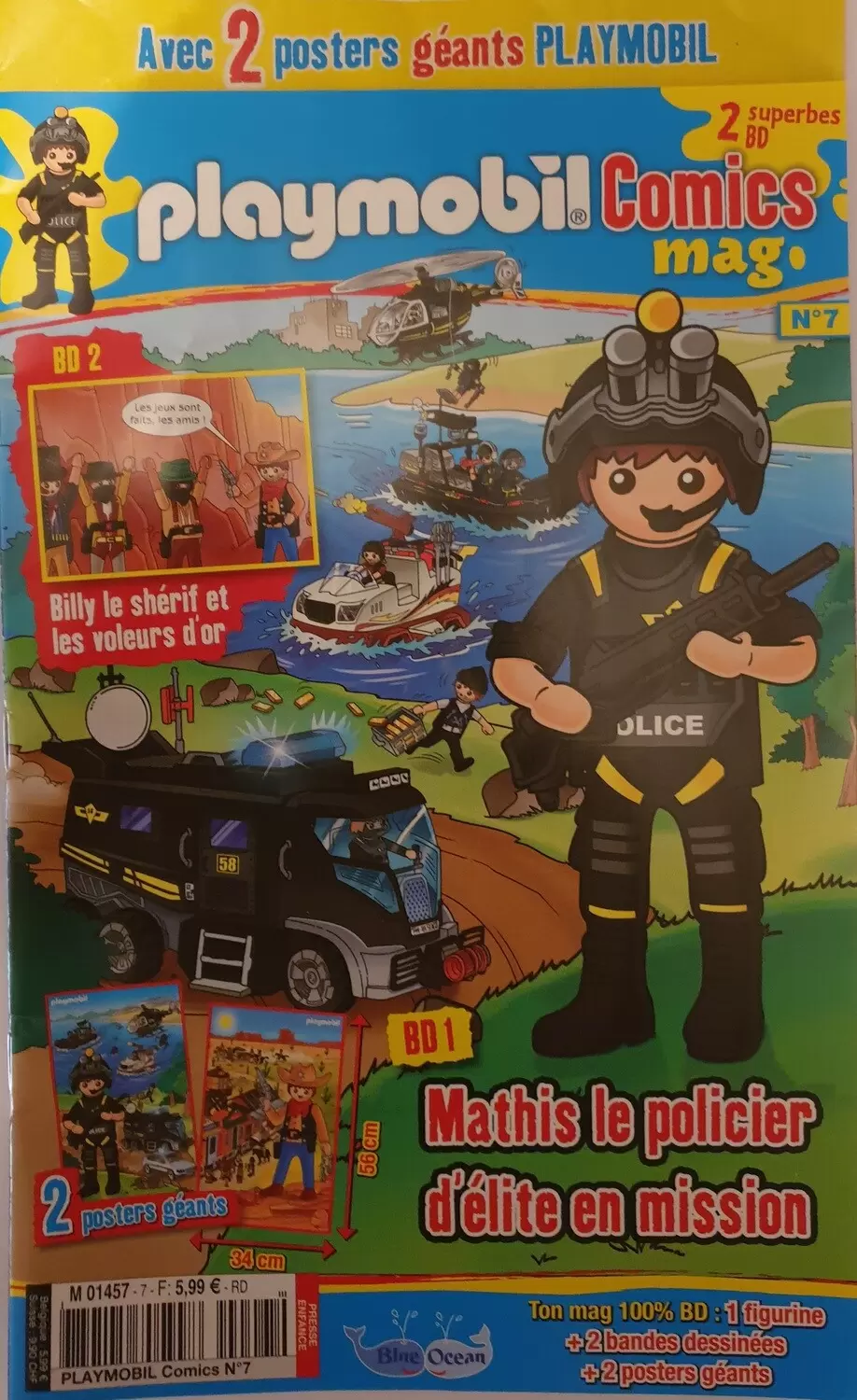 Playmobil Comics Mag - Mathis Le Policier D\'élite En Mission