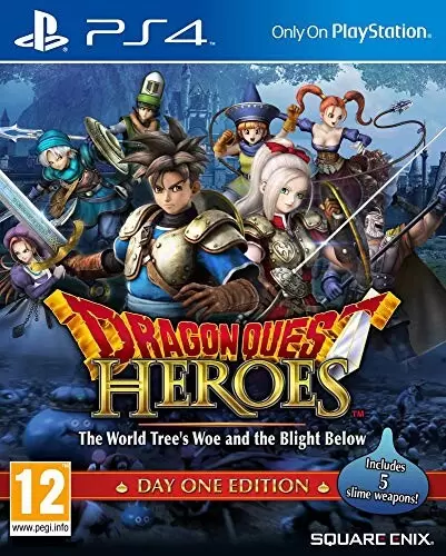 Jeux PS4 - Dragon Quest Heroes : Le Crépuscule De L’arbre Du Monde