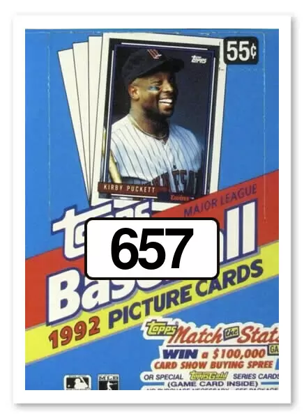 Topps Baseball 1992 Picture Cards - Dave Johnson