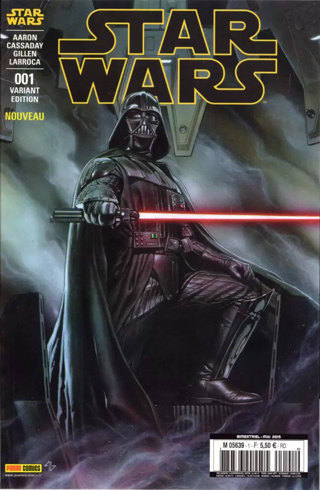 Star Wars - Panini Comics 2015 - Skywalker passe à l\'attaque  - Variant 1A