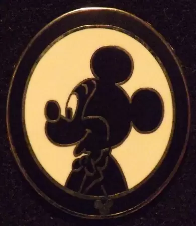 Disney - Pins Open Edition - 2007 Hidden Mickey Series - Character Silhouettes - Mickey Mouse