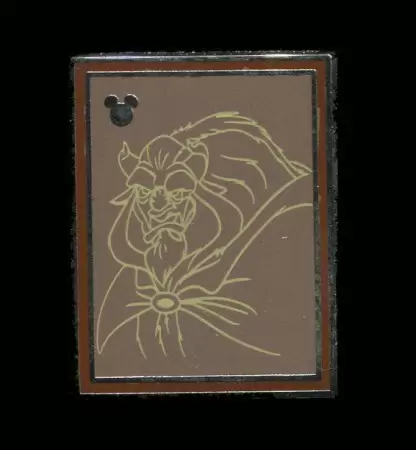 Disney - Pins Open Edition - 2014 Hidden Mickey Series - Chalk Sketches - Beast