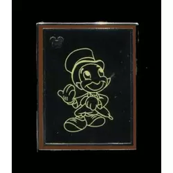 2014 Hidden Mickey Series - Chalk Sketches - Jiminy Cricket Chaser