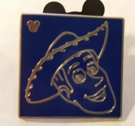 Disney Pins Open Edition - Hidden Mickey Series III - Character Outlines - Woody