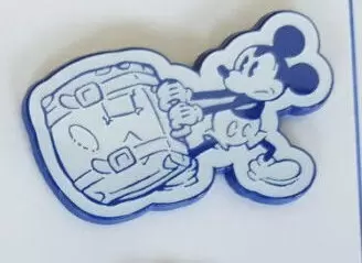 Disney Pins Open Edition - Mickey Vacation Booster Set - Mickey with Suitcase