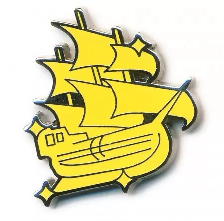 Disney Pins Open Edition - Peter Pan Icons - Golden Pirate Ship