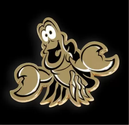 D23 - Gold Member Welcome Gift 2019 10 Fan-Tastic Milestones Pin Set - D23 - Gold Member Welcome Gift 2019 - 10 Fan-Tastic Milestones Pin Set - The Little Mermaid Sebastian