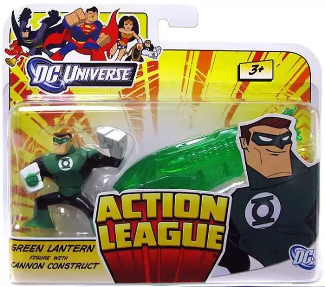 DC Universe Action League - Green Lantern with Cannon Construct