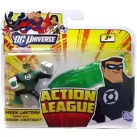 Green Lantern with Cannon Construct