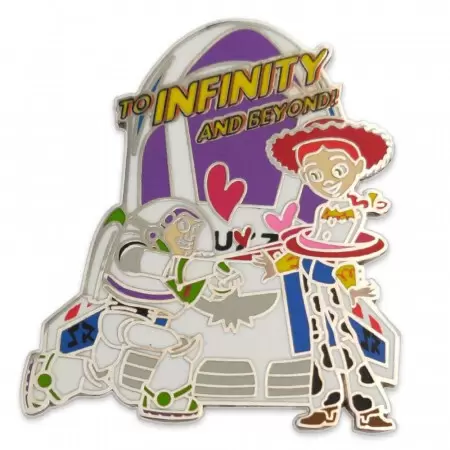 Disney - Pins Open Edition - Pixar Pal\'s Valentine\'s Day Mystery Collection - Buzz and Jessie