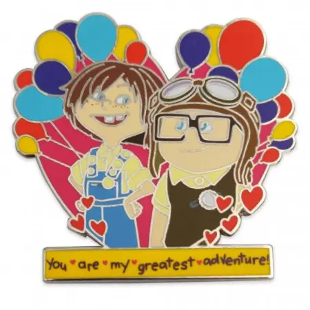 Disney Pins Open Edition - Pixar Pal\'s Valentine\'s Day Mystery Collection - Carl and Ellie