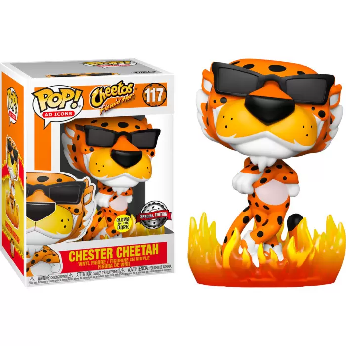 POP! Ad Icons - Cheetos Flamin\'Hot- Chester Cheetah GITD