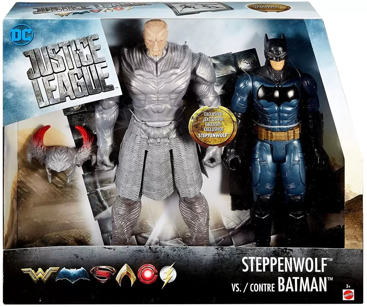 DC Justice League Movie - Steppenwolf vs. Contre Batman [True Moves]