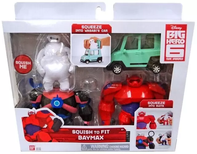 Disney Big Hero 6: The Series - Squish to Fit Baymax Figure Set