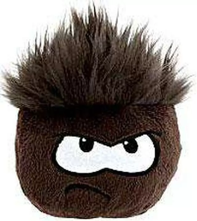 Walt Disney Plush - Club Penguin - Black Puffle