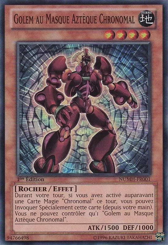 Chasseurs de Numéros NUMH - Golem au Masque Aztèque Chronomal