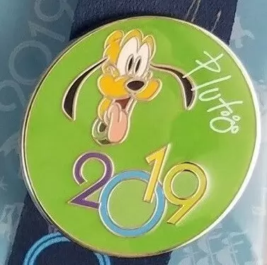 Disney - Pins Open Edition - 2019 Lanyard Pin Set - Pluto