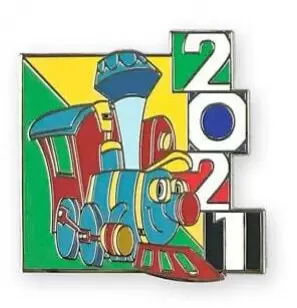 Disney Pins Open Edition - 2021 Dated Mystery Collection - Casey Jr.