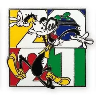 Disney - Pins Open Edition - Disney Parks - 2021 Dated Booster Set - Goofy