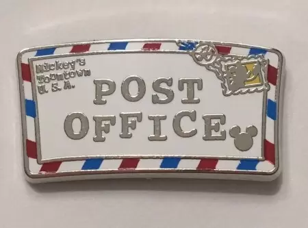 Disney Pins Open Edition - Hidden Mickey 2018 Series - Toontown Signs - Post Office