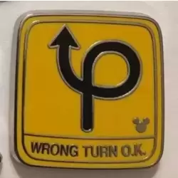 Hidden Mickey 2018 Series - Toontown Signs - Wrong Turn O.K.