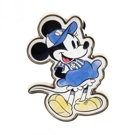 Disney Pins Open Edition - Mickey & Minnie Travel Secret Pin Badge - USA