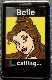 Disney Pins Open Edition - Princess Mobile Phone- Belle