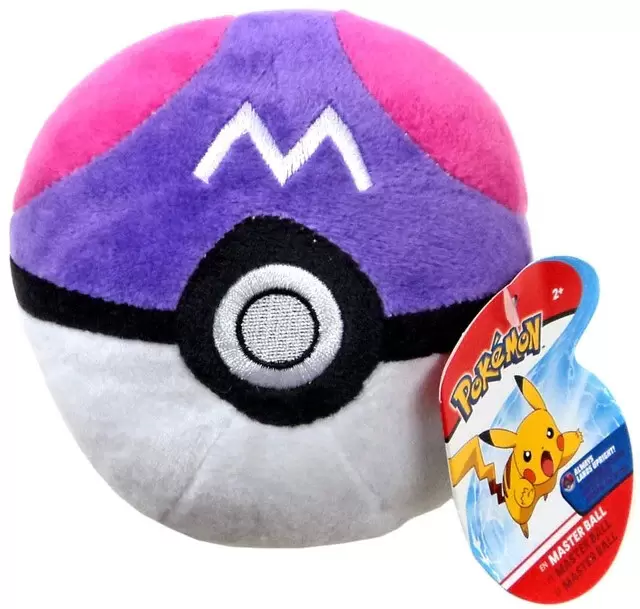 Wicked Cool Toys Pokemon Plushes - Pokeball Master Ball