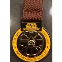 Inaugural Star Wars Half Marathon Weekend 2015 - Half Marathon Medal Pin