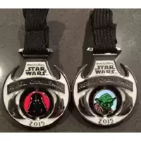Inaugural Star Wars Half Marathon Weekend 2015 - Rebel Challenge Medal Pin