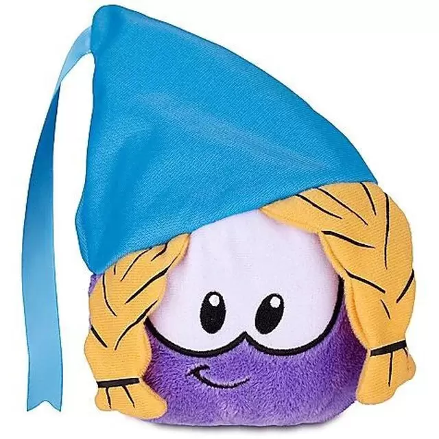 Walt Disney Plush - Club Penguin - Purple Puffle [Princess with Hat]