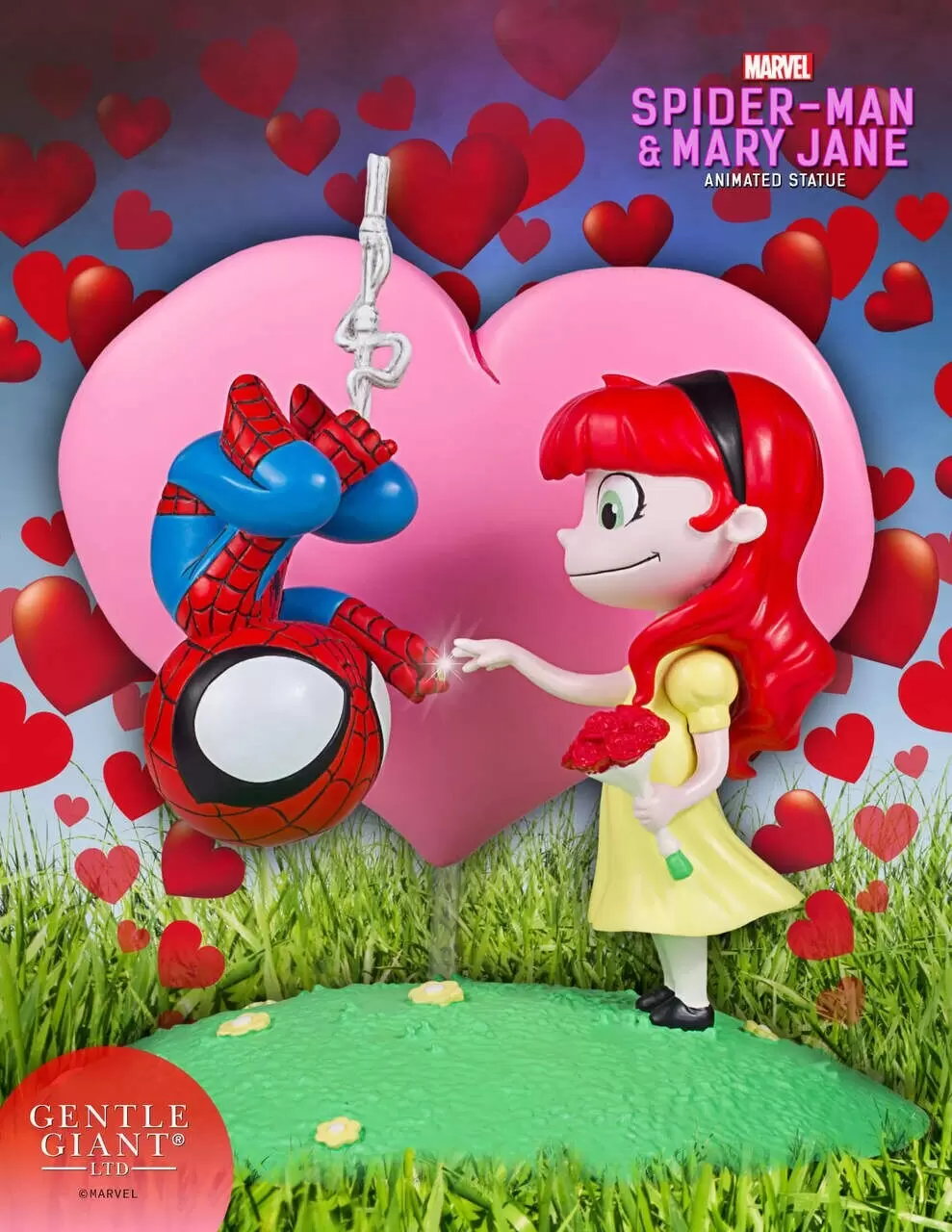 Gentle Giant - Animated Style Statue - Spider-Man & Mary Jane