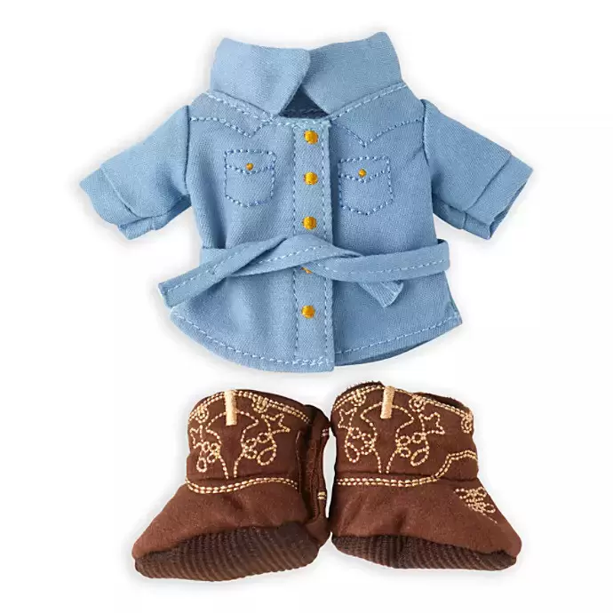 Nuimos Cloths And Accessories - Dress and Cowboy Boots Set
