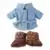 Nuimos Cloths And Accessories - Dress and Cowboy Boots Set