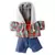 Nuimos Cloths And Accessories - Flannel Hoodie and Jeans Set