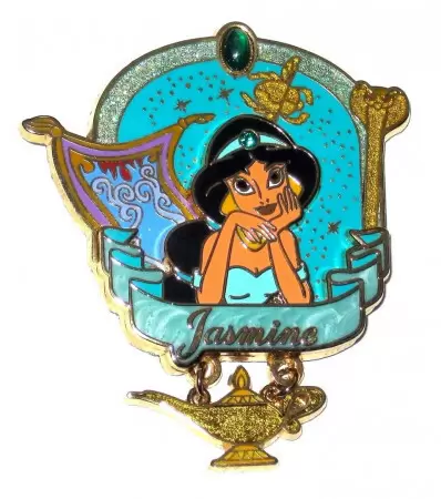 Disney Pins Open Edition - Princess Icons - Jasmine Dangle