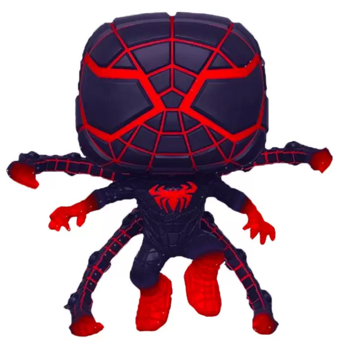POP! MARVEL - Spider-Man: Miles Morales - Miles Morales Programmable Matter Suit Jumping GITD