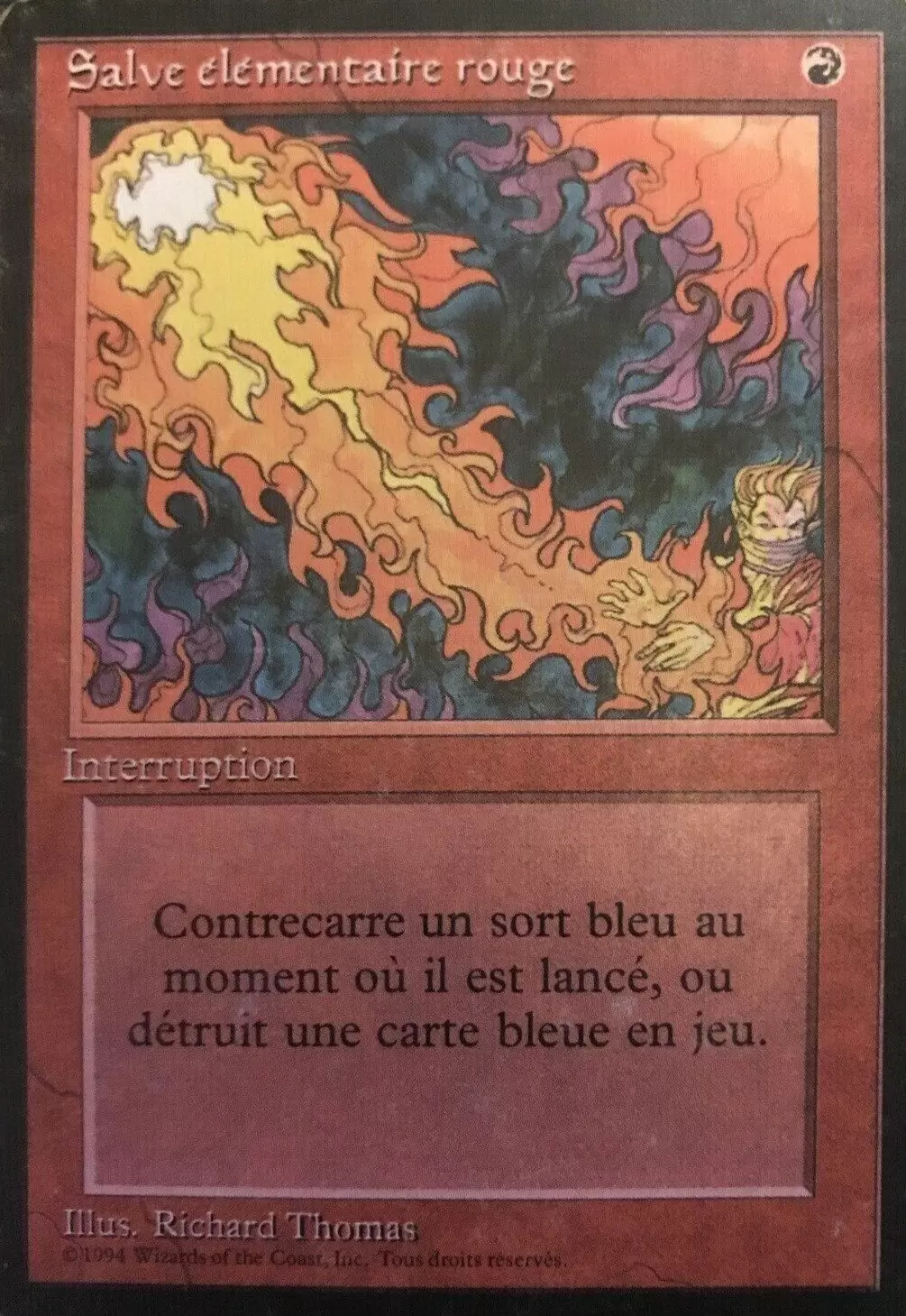 Revised - 3ème édition - Salve élémentaire rouge (Bords Noirs)