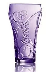 Coca-Cola - Collection « Bell » 2009 - Verre Violet